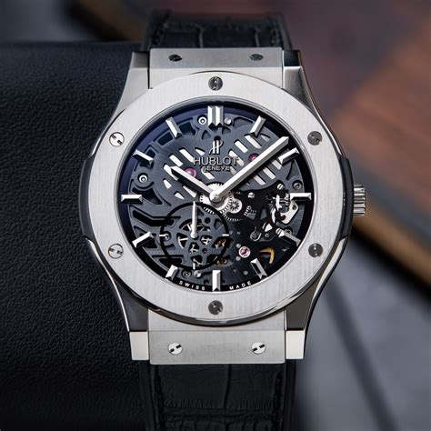 hublot classic fusion ultra-thin skeleton|Hublot classic fusion special edition.